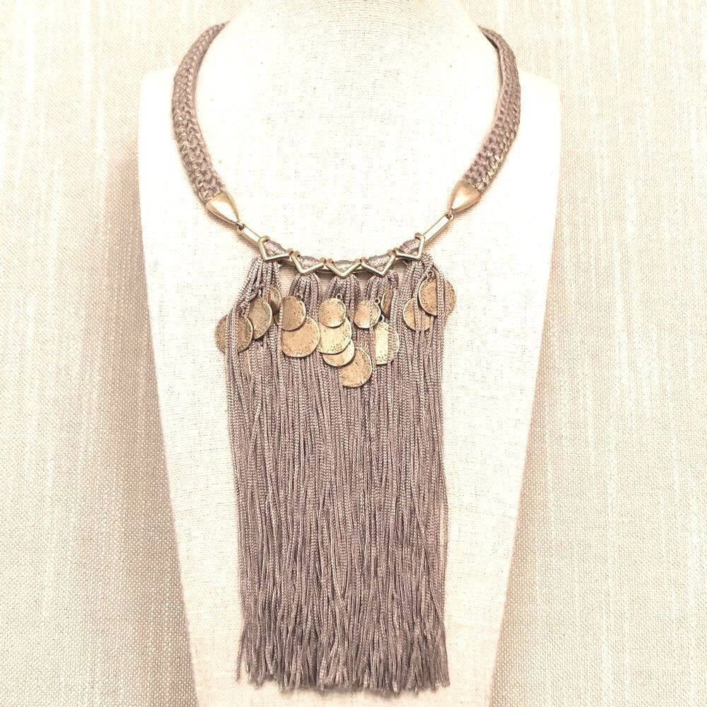 stella & dot | Samar Fringe Necklace | Adjustable